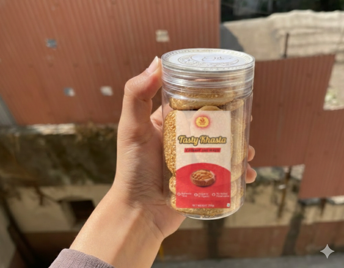 Tasty Khasta company biscuit snacks brend 500g